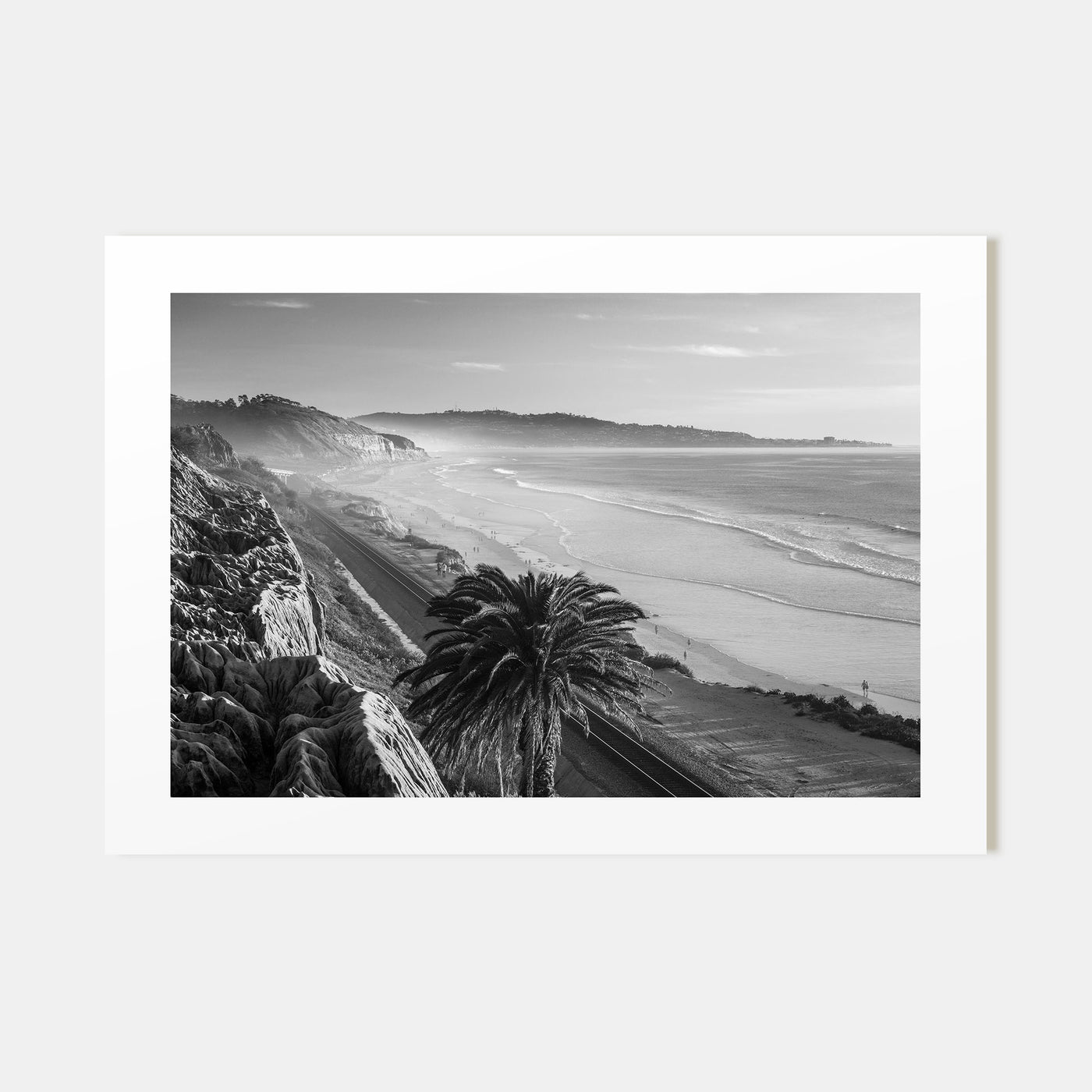 Southern California Landscape B&W Poster