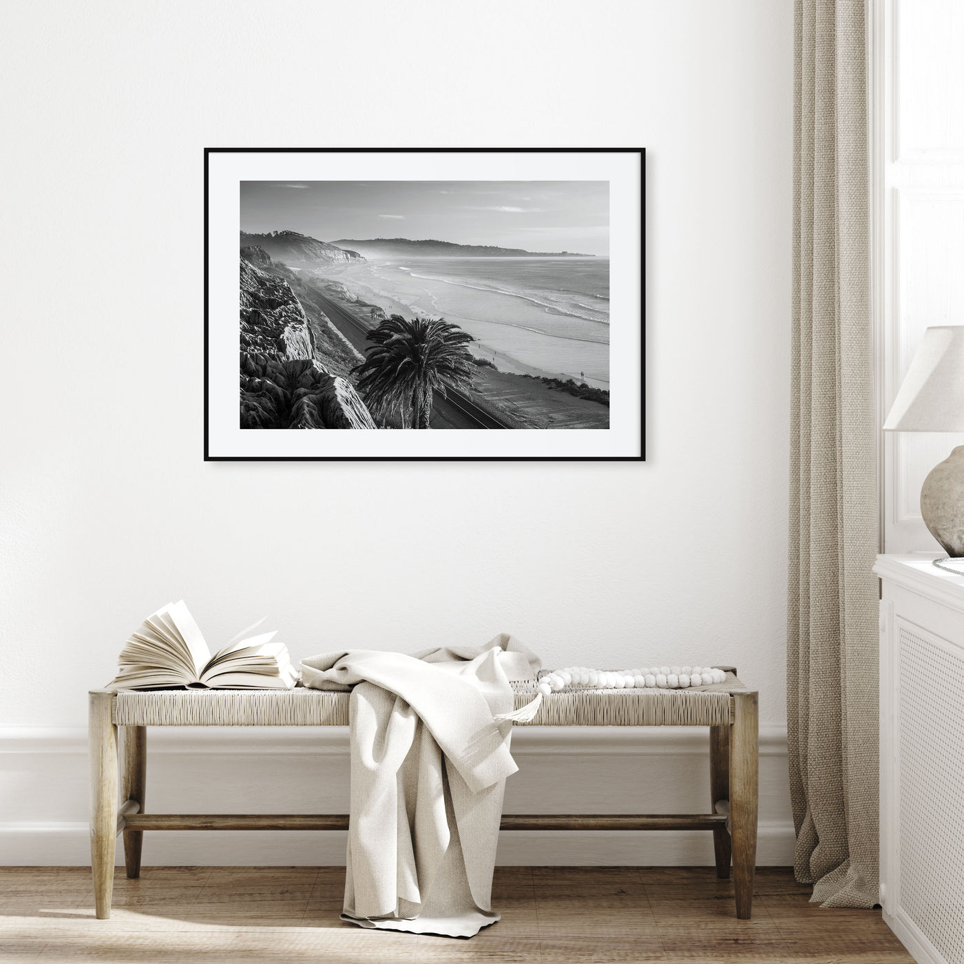 Southern California Landscape B&W Poster