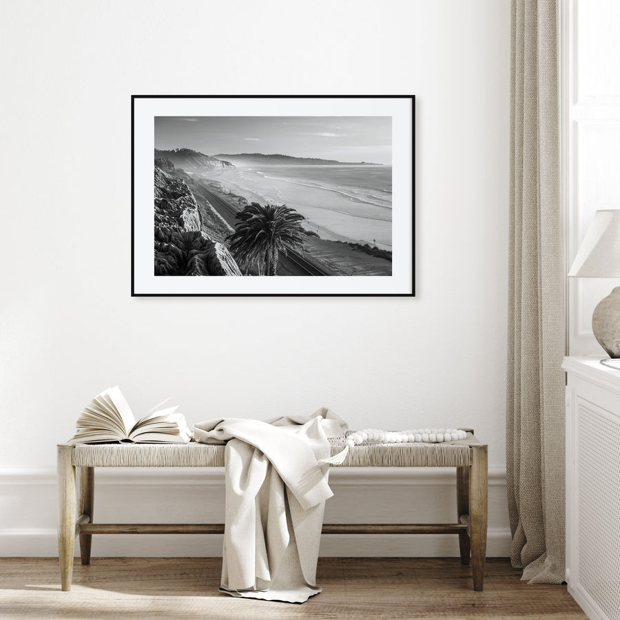 Southern California Landscape B&W Poster