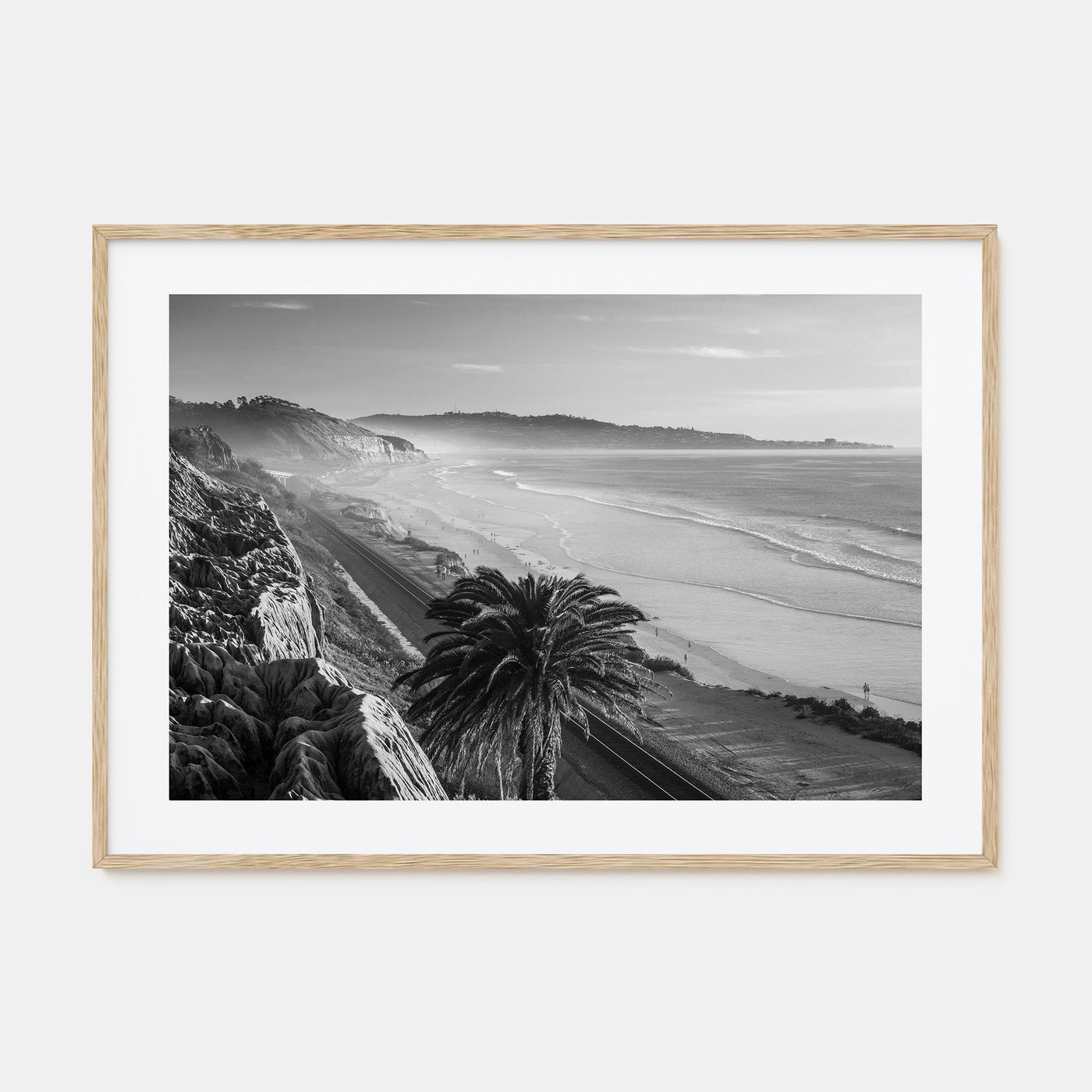 Southern California Landscape B&W Poster
