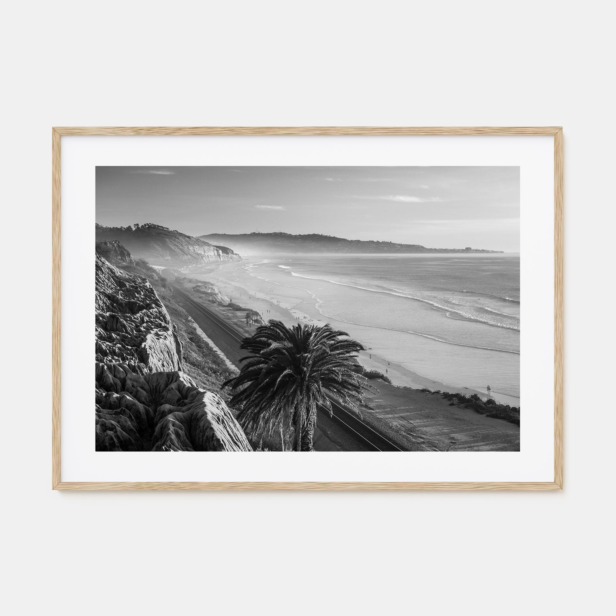 Southern California Landscape B&W Poster