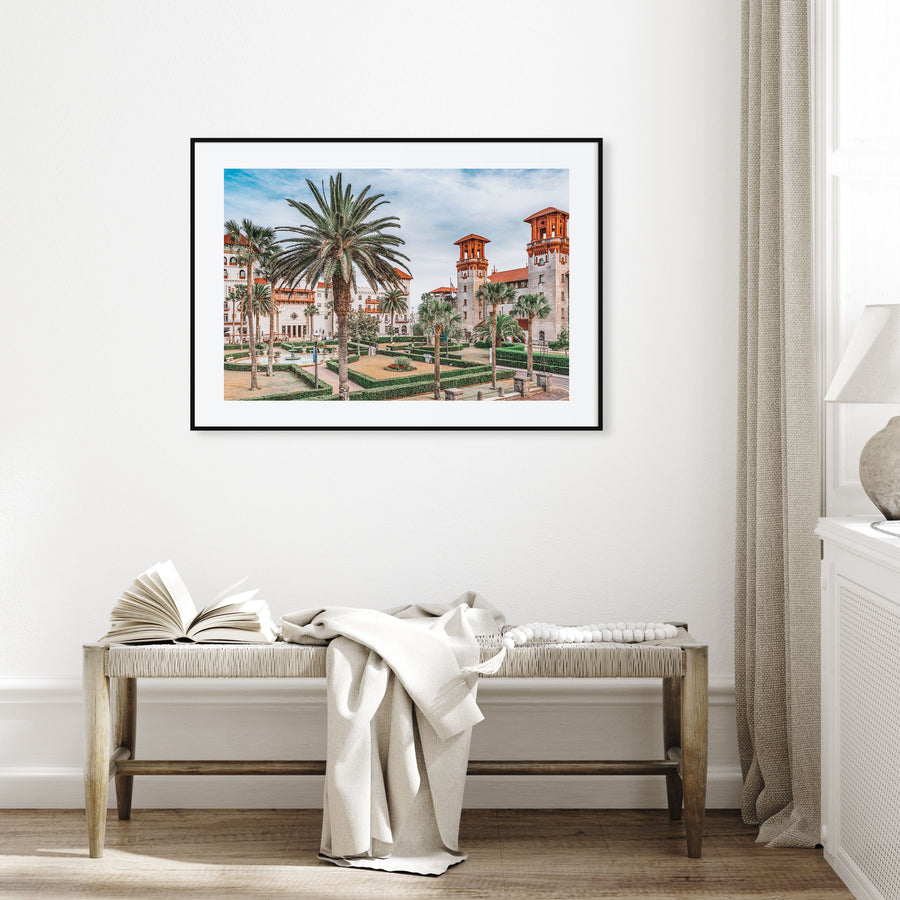 St. Augustine Landscape Color Poster
