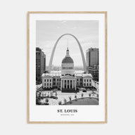 St. Louis Portrait B&W No 1 Poster