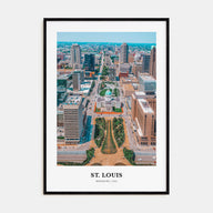 St. Louis Portrait Color Poster