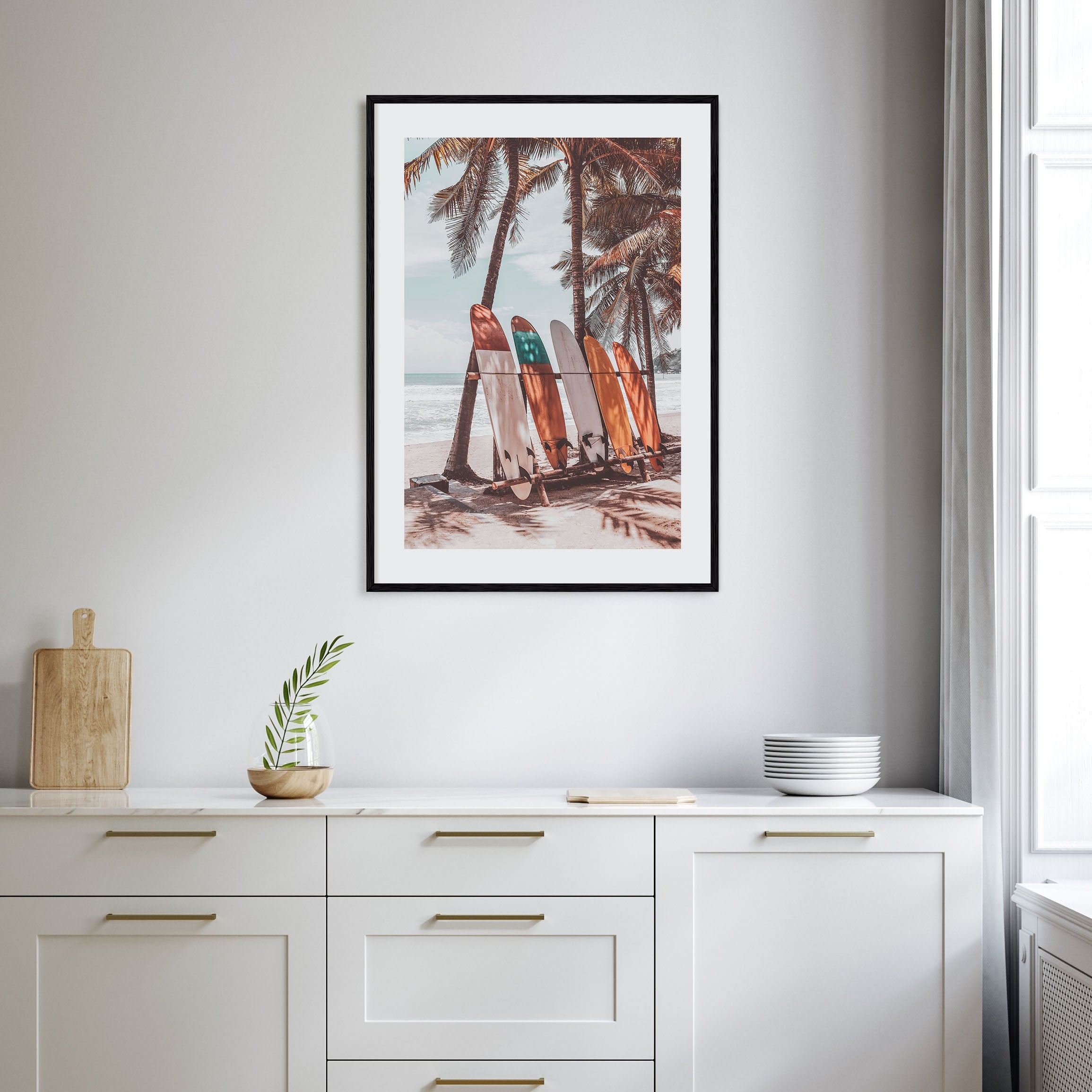 Surfboards Photo Color No 4 Poster