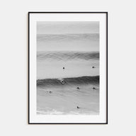 Surfer Photo B&W No 2 Poster