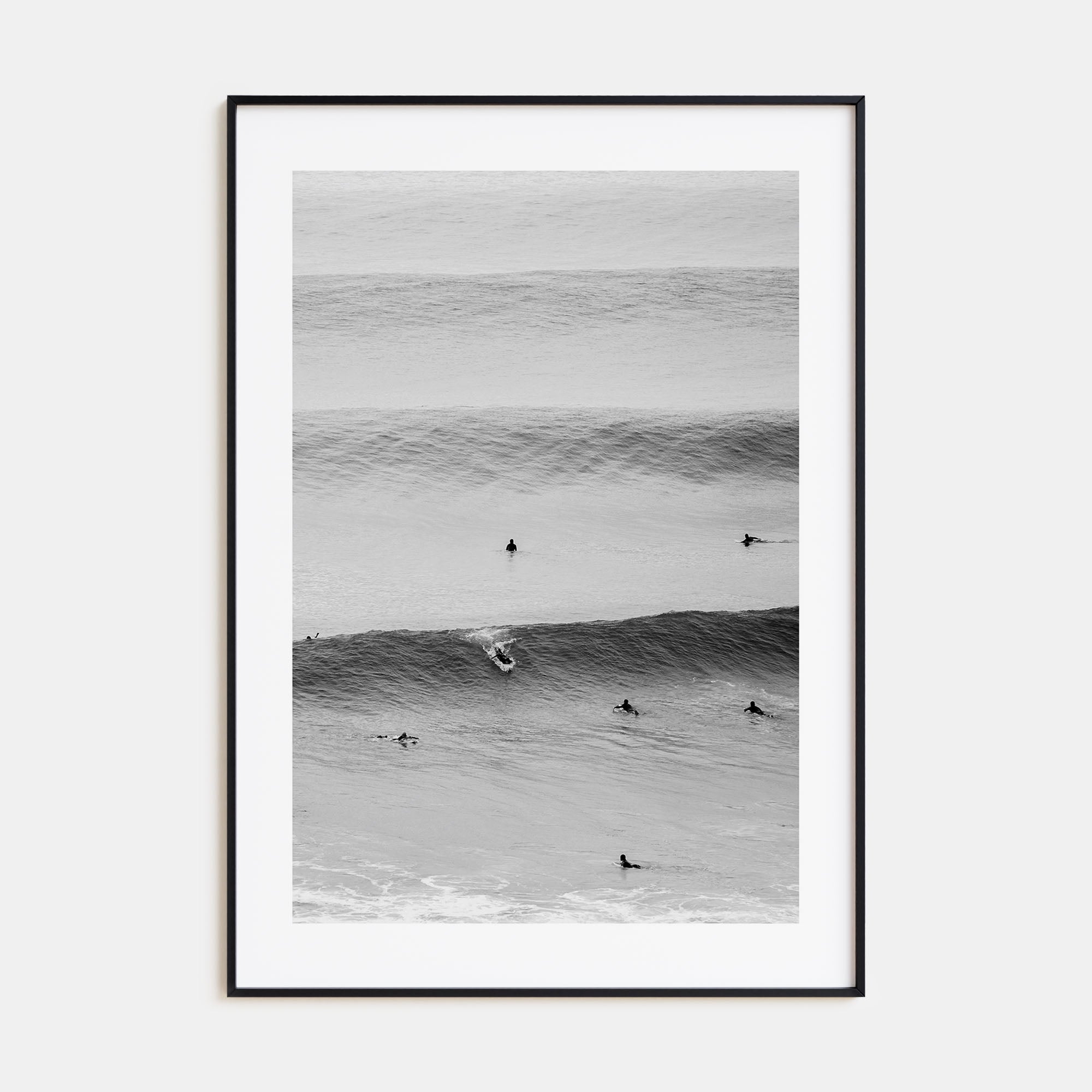 Surfer Photo B&W No 2 Poster