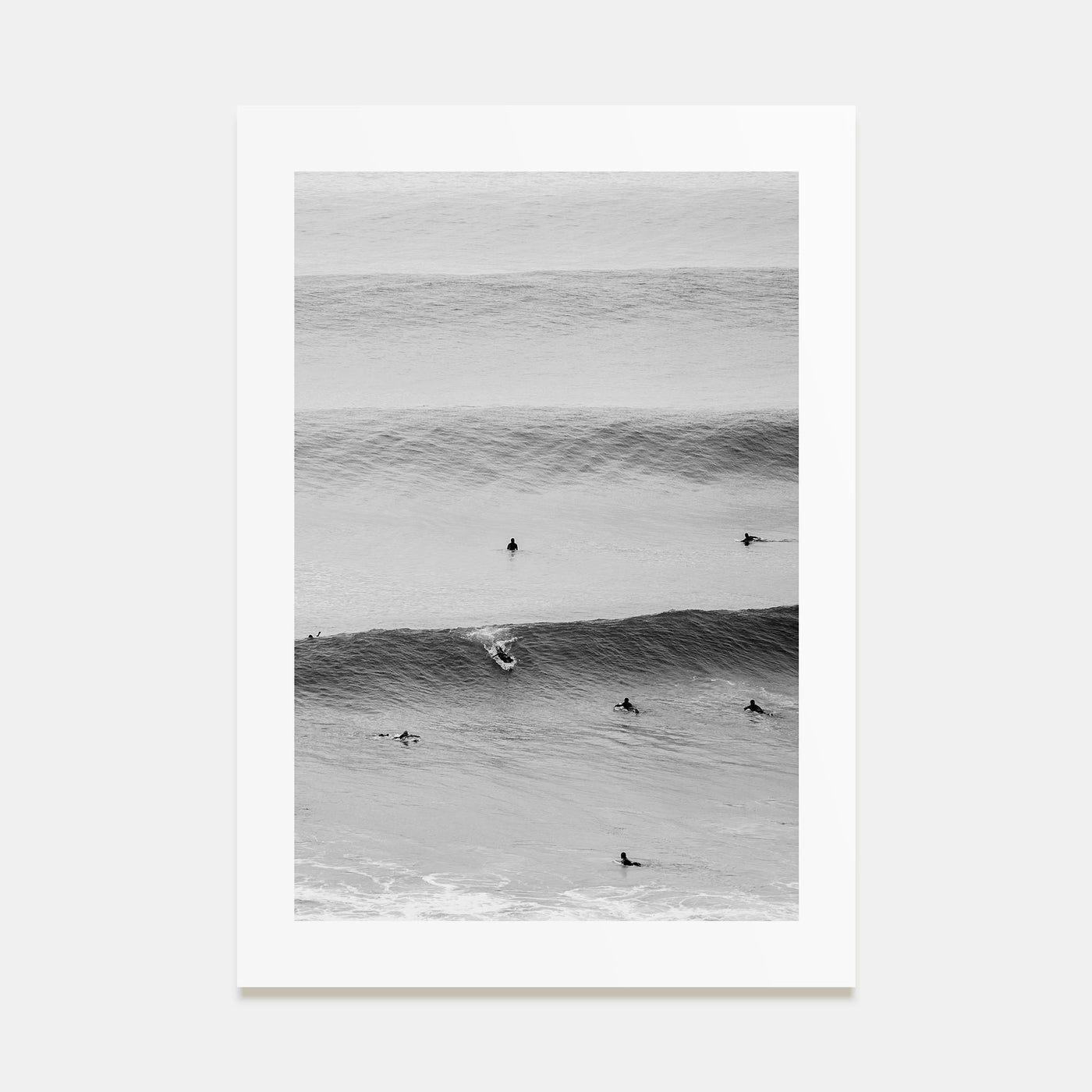 Surfer Photo B&W No 2 Poster