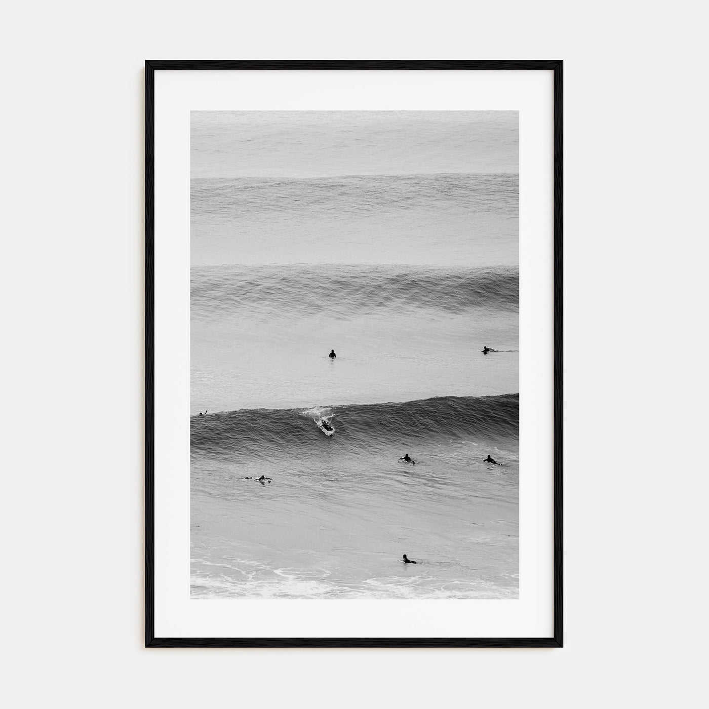 Surfer Photo B&W No 2 Poster