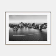 Sydney Landscape B&W No 1 Poster