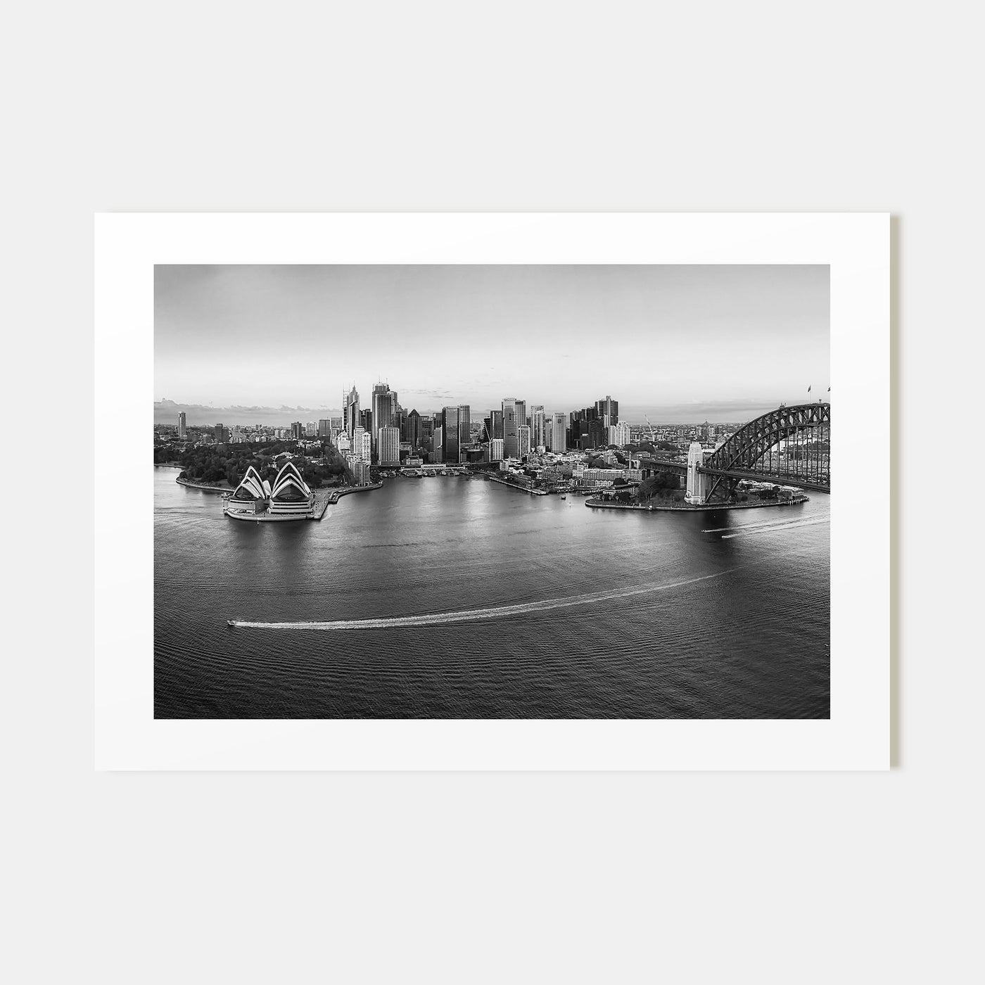 Sydney Landscape B&W No 1 Poster