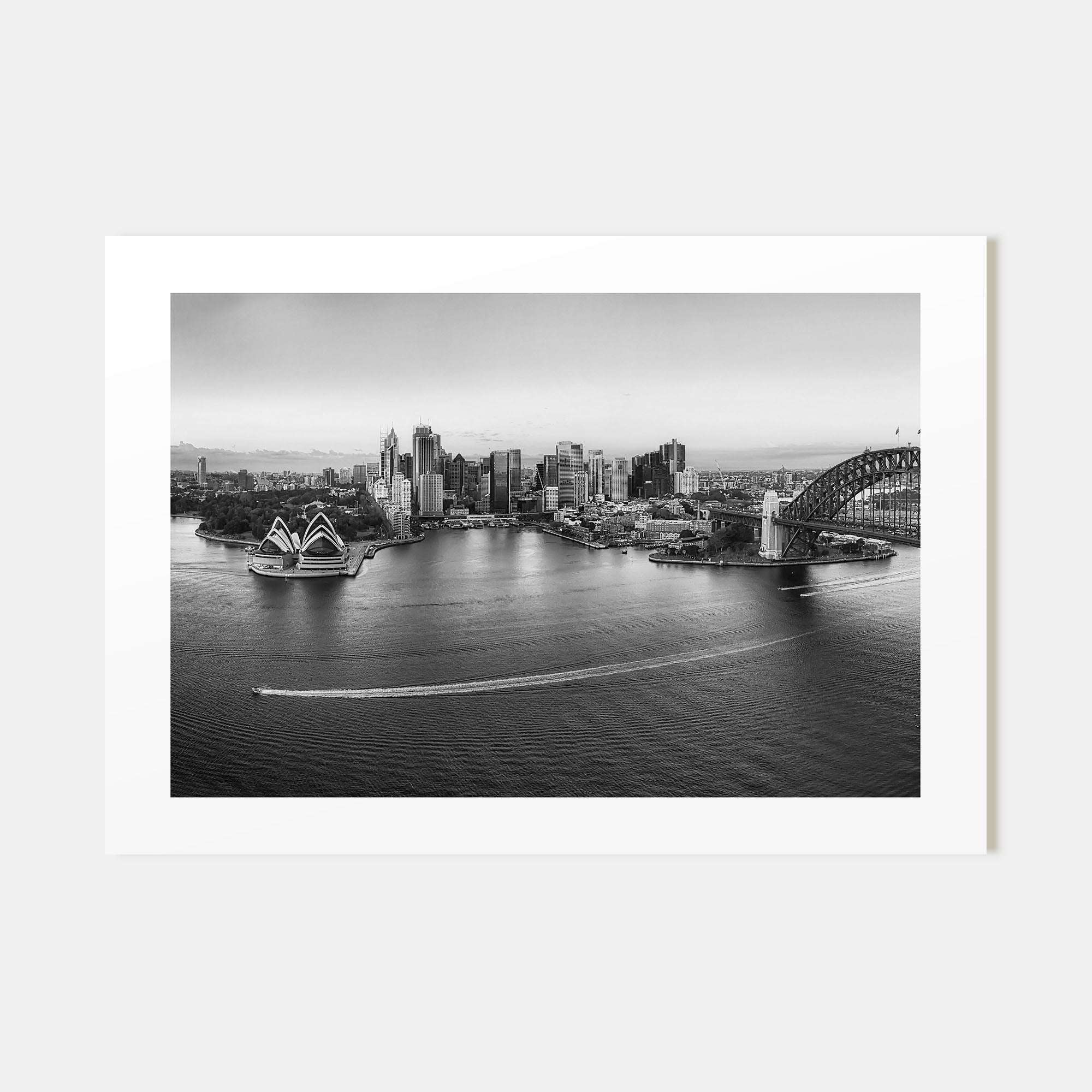 Sydney Landscape B&W No 1 Poster