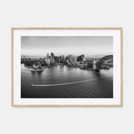 Sydney Landscape B&W No 1 Poster