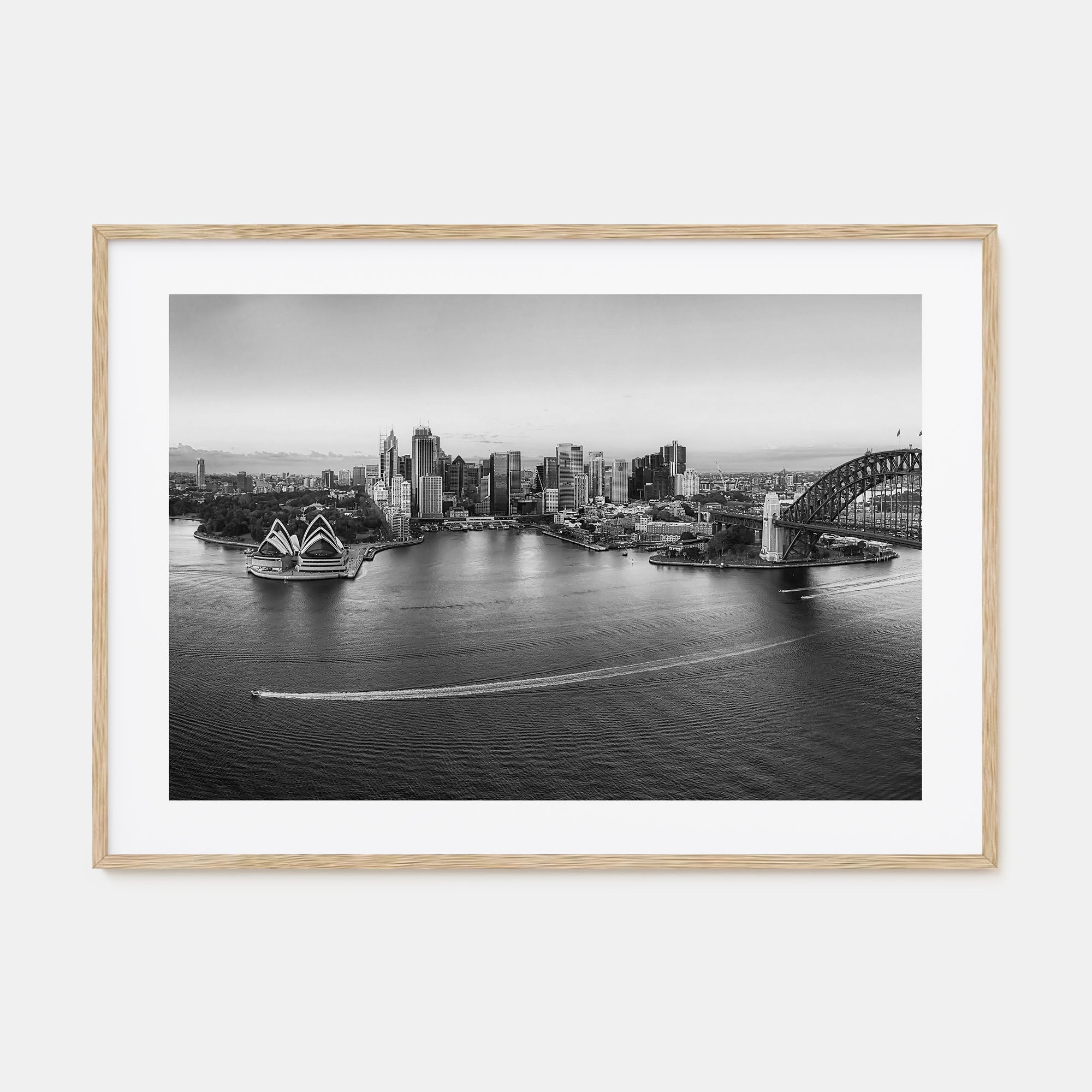 Sydney Landscape B&W No 1 Poster