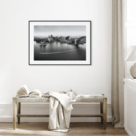 Sydney Landscape B&W No 1 Poster