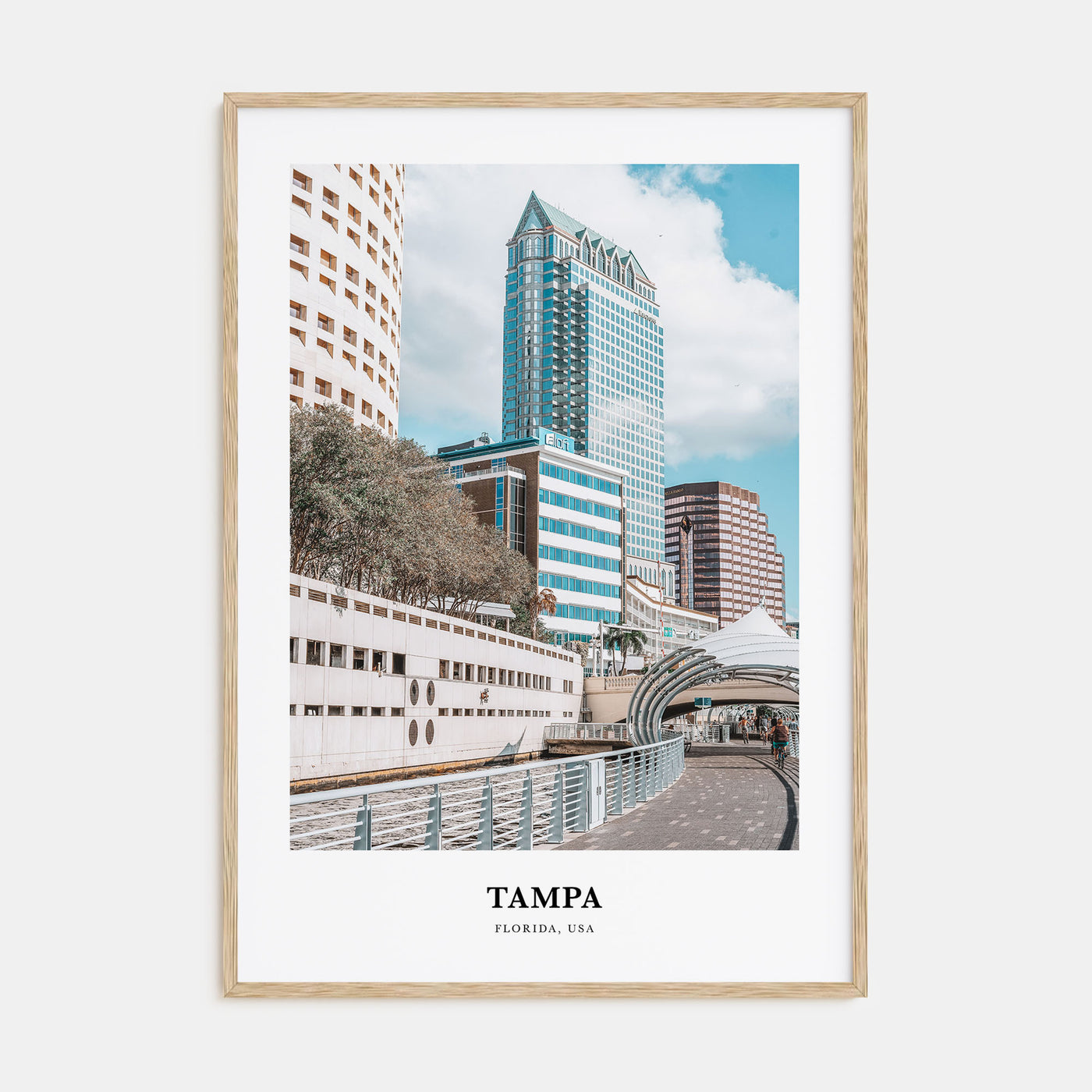Tampa Portrait Color No 1 Poster