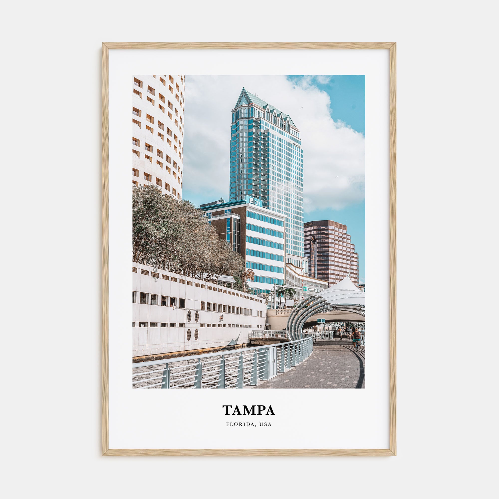 Tampa Portrait Color No 1 Poster