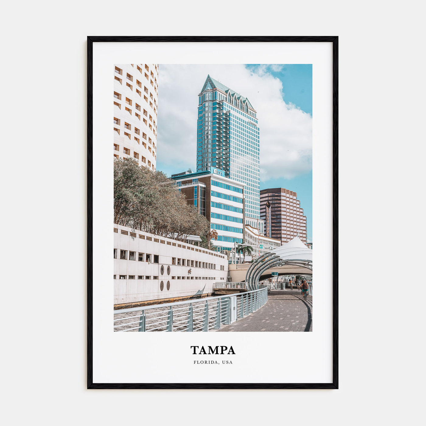 Tampa Portrait Color No 1 Poster