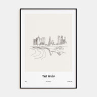 Tel Aviv Drawn Poster