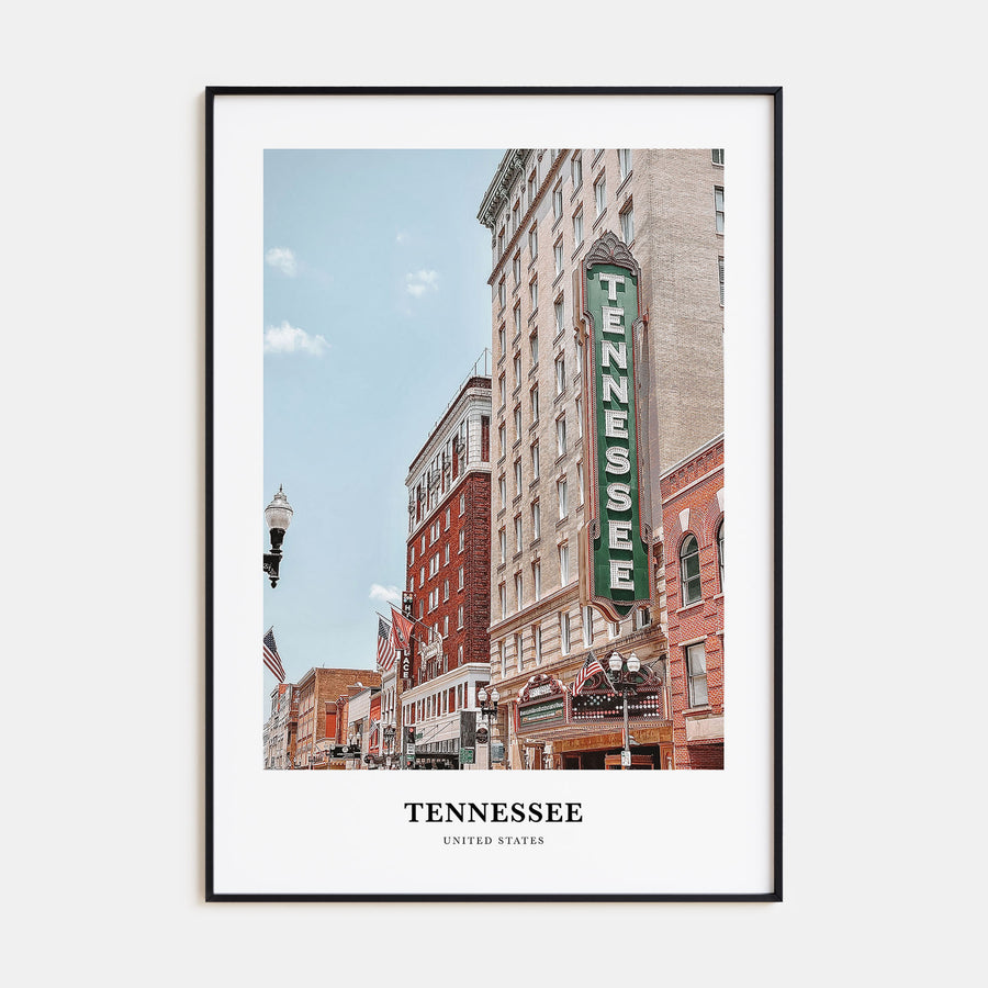 Tennessee Portrait Color No 1 Poster