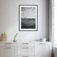 Tennis Court Photo B&W No 1 Poster
