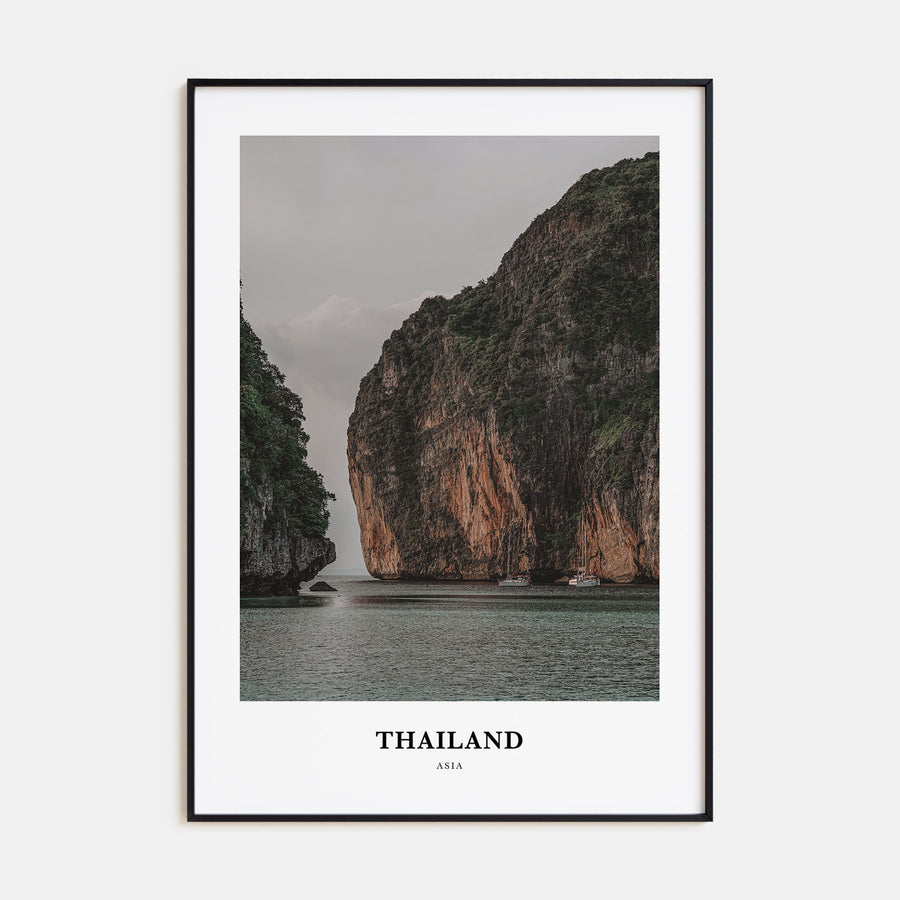 Thailand Portrait Color Poster
