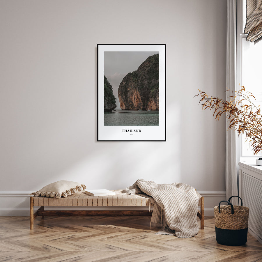 Thailand Portrait Color Poster