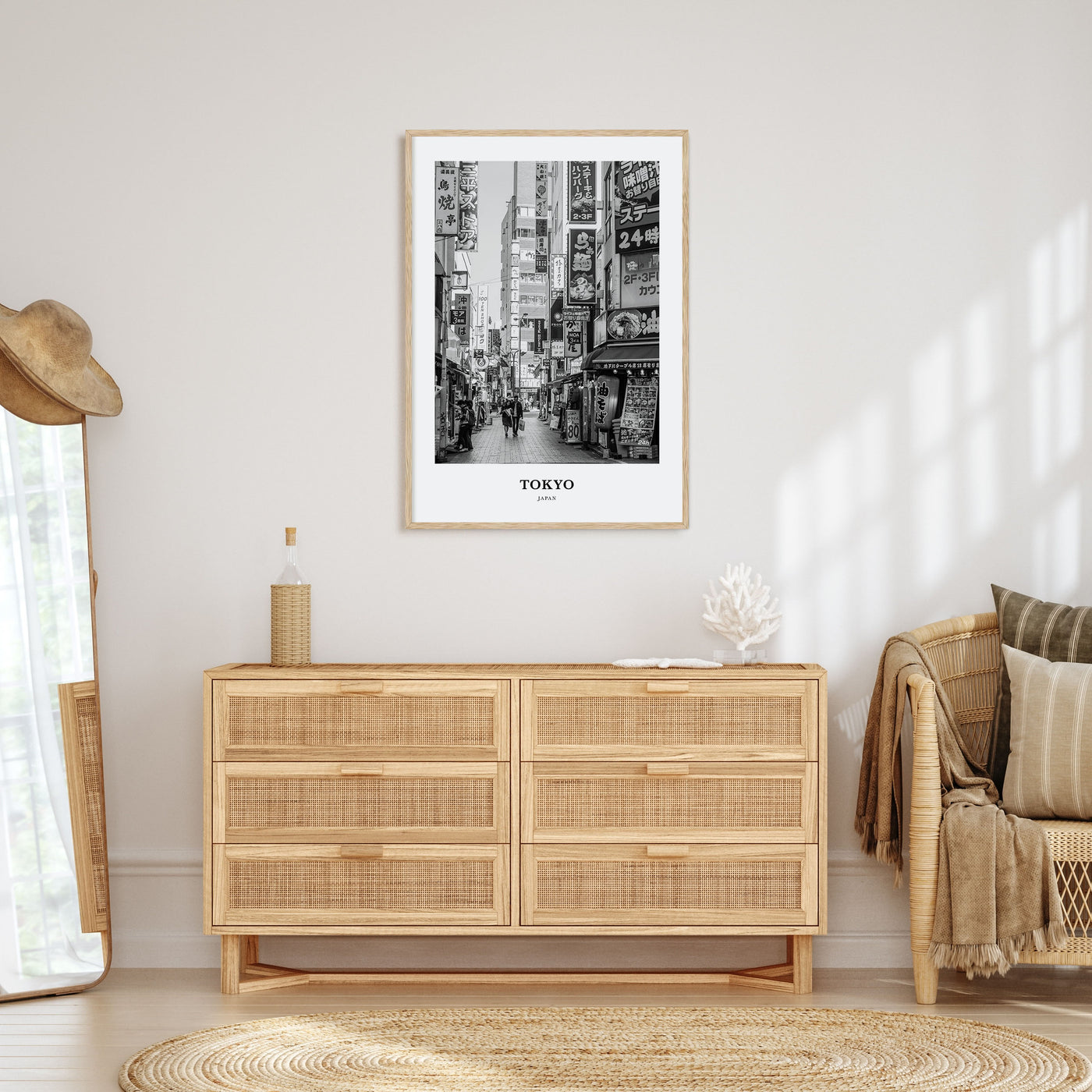 Tokyo Portrait B&W No 1 Poster