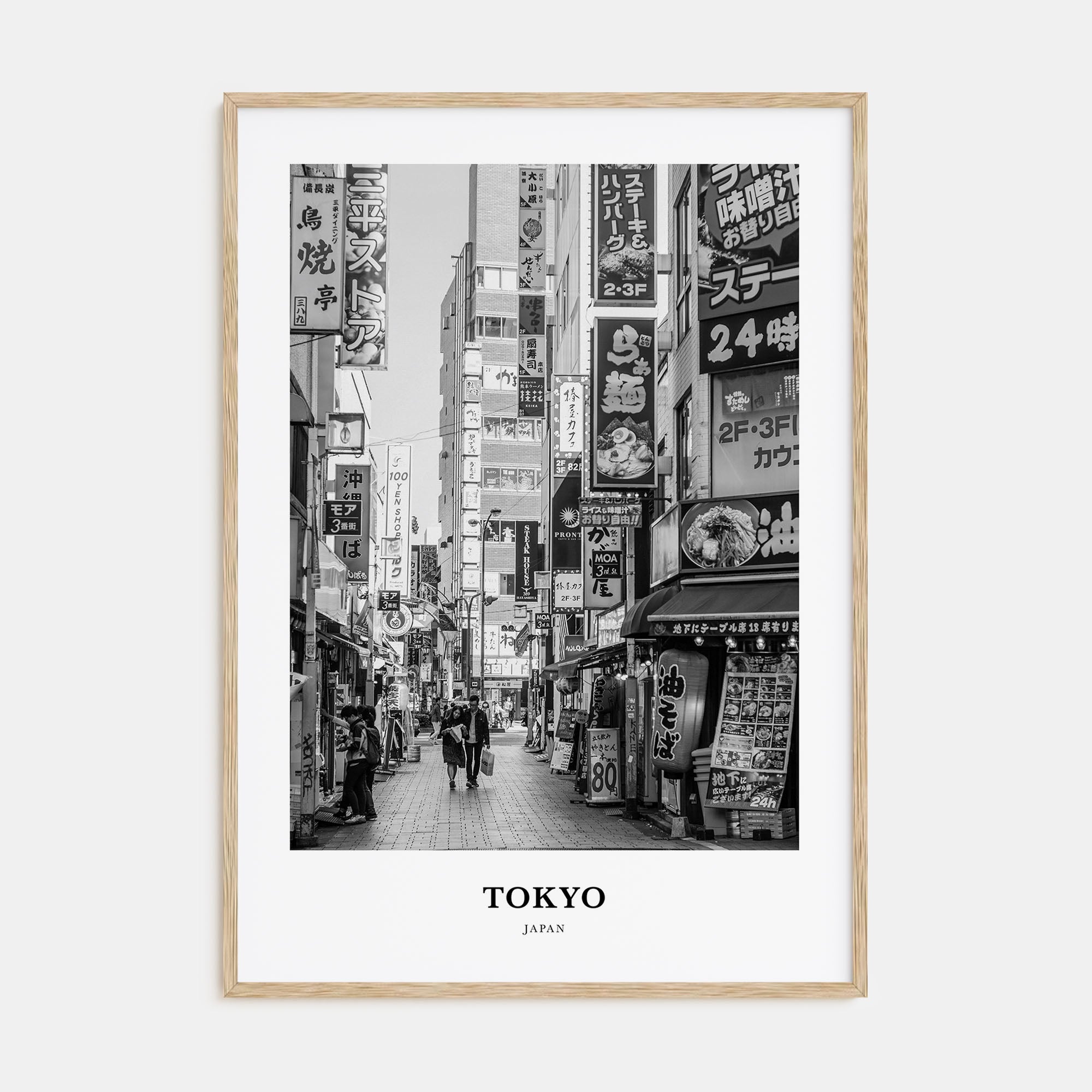Tokyo Portrait B&W No 1 Poster