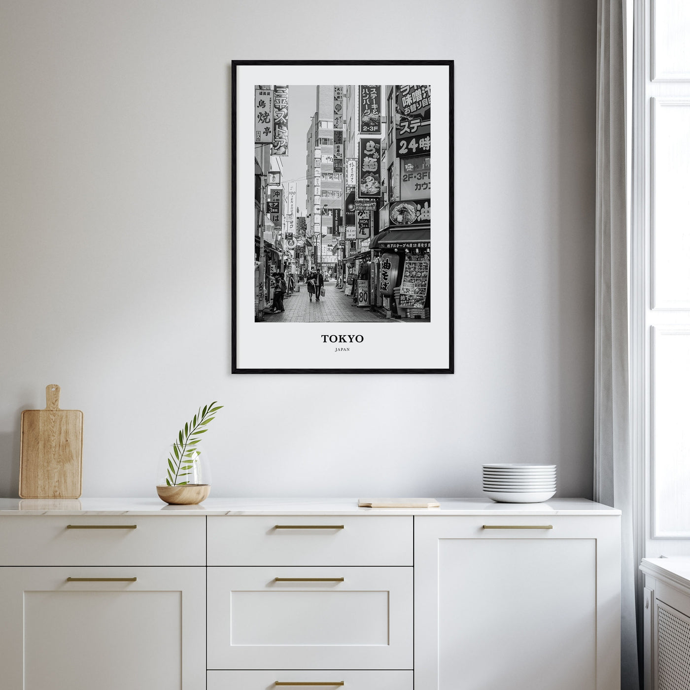 Tokyo Portrait B&W No 1 Poster