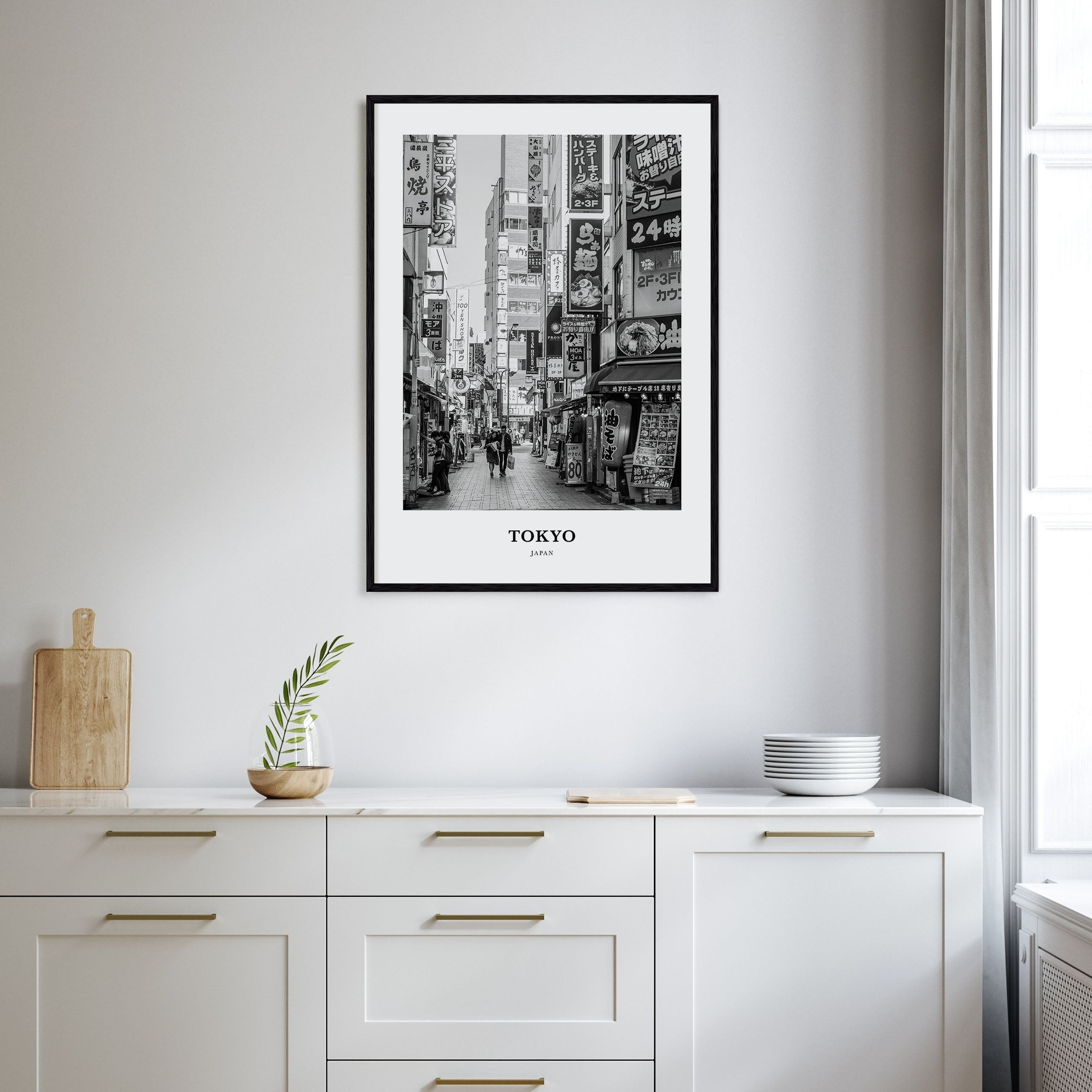 Tokyo Portrait B&W No 1 Poster