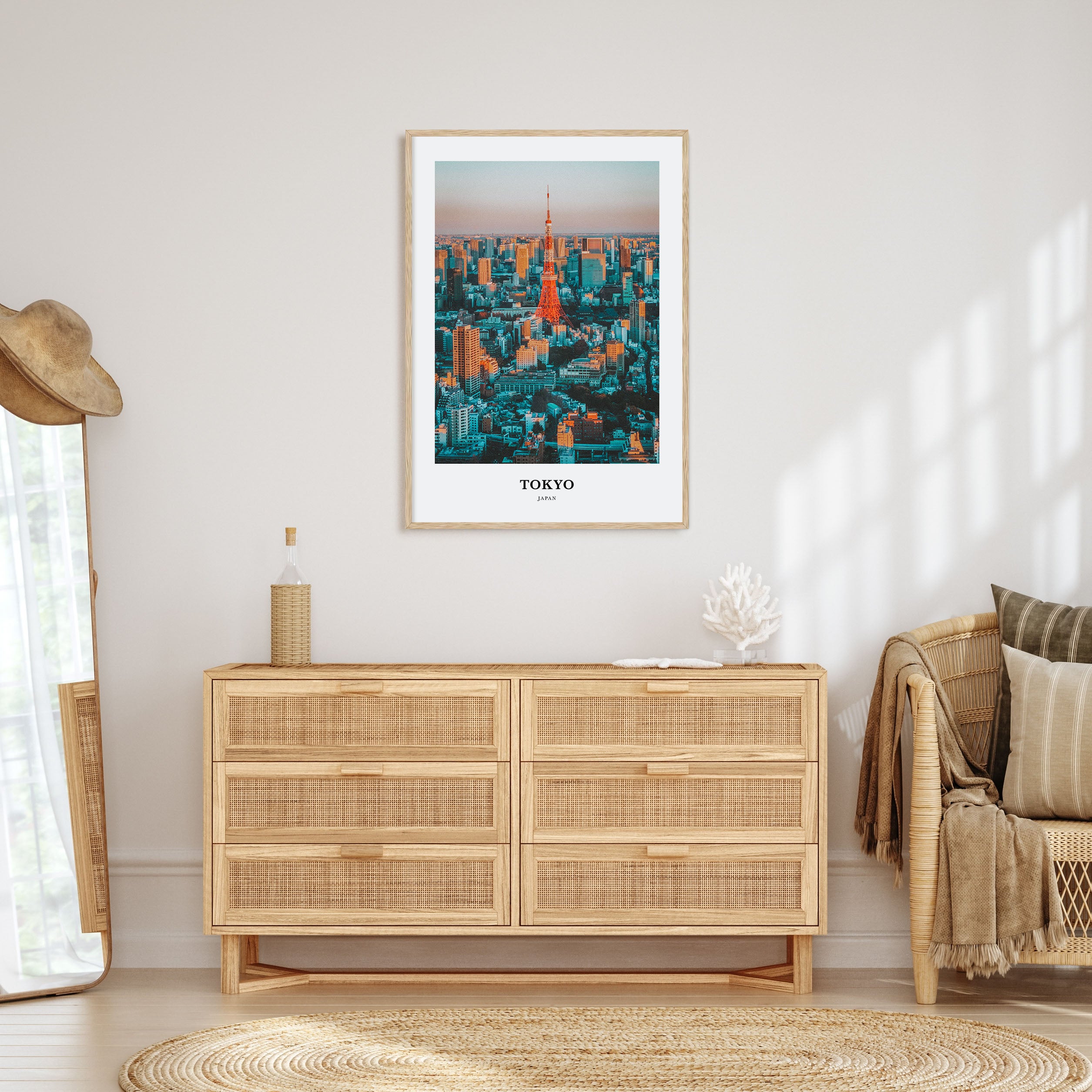 Tokyo Portrait Color Poster