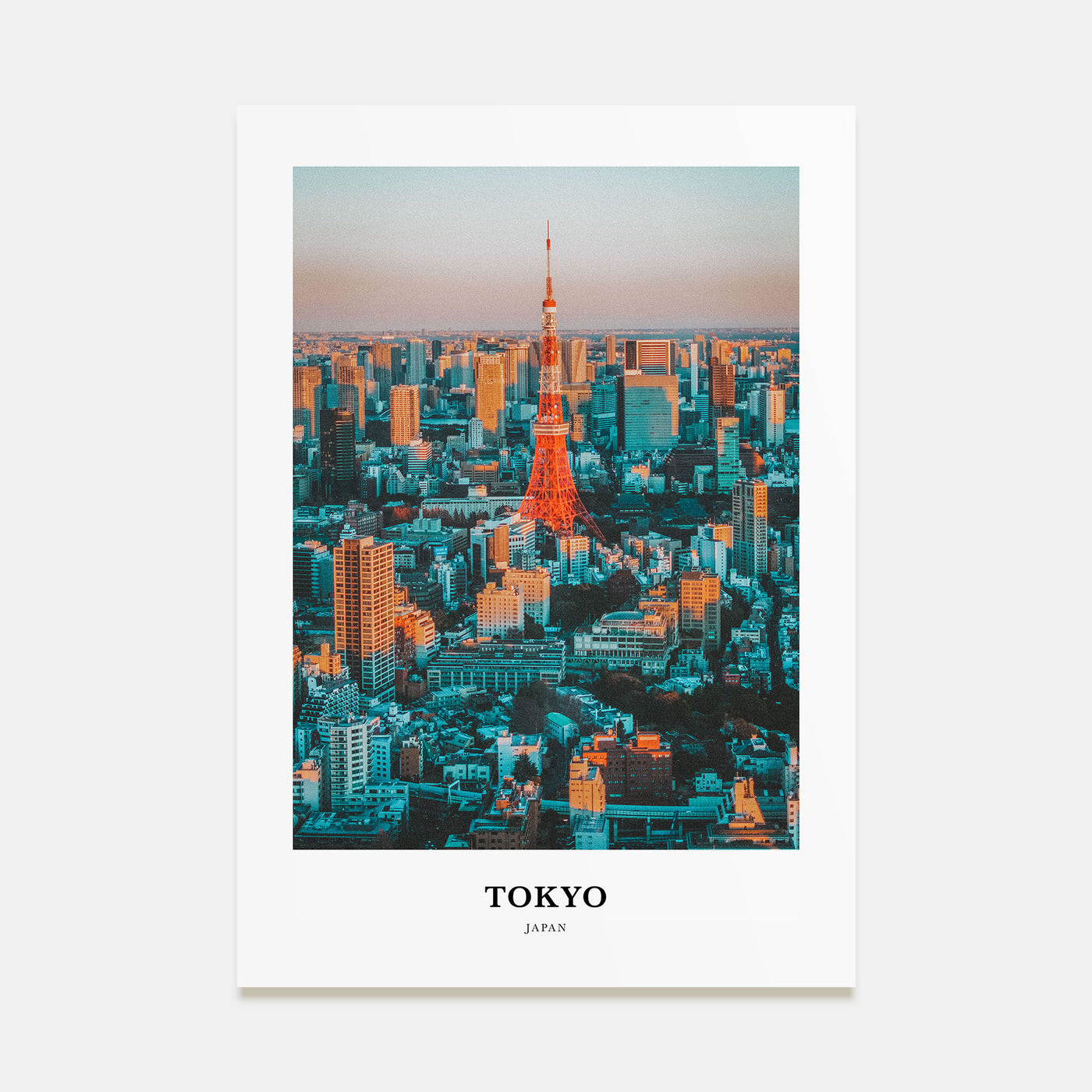 Tokyo Portrait Color Poster