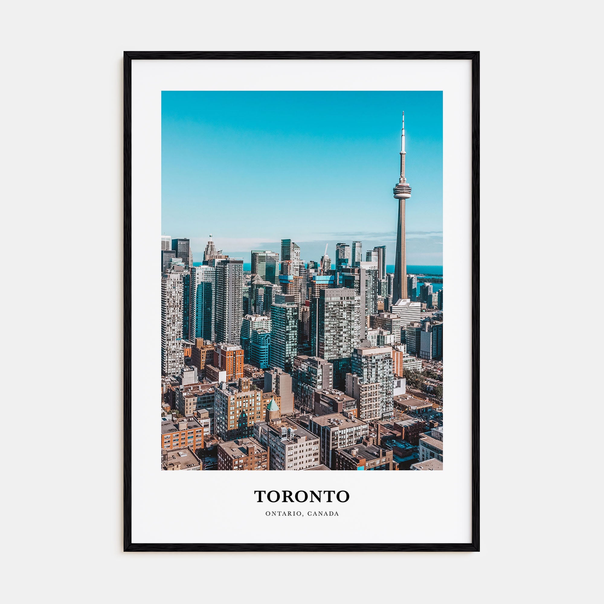 Toronto Portrait Color Poster