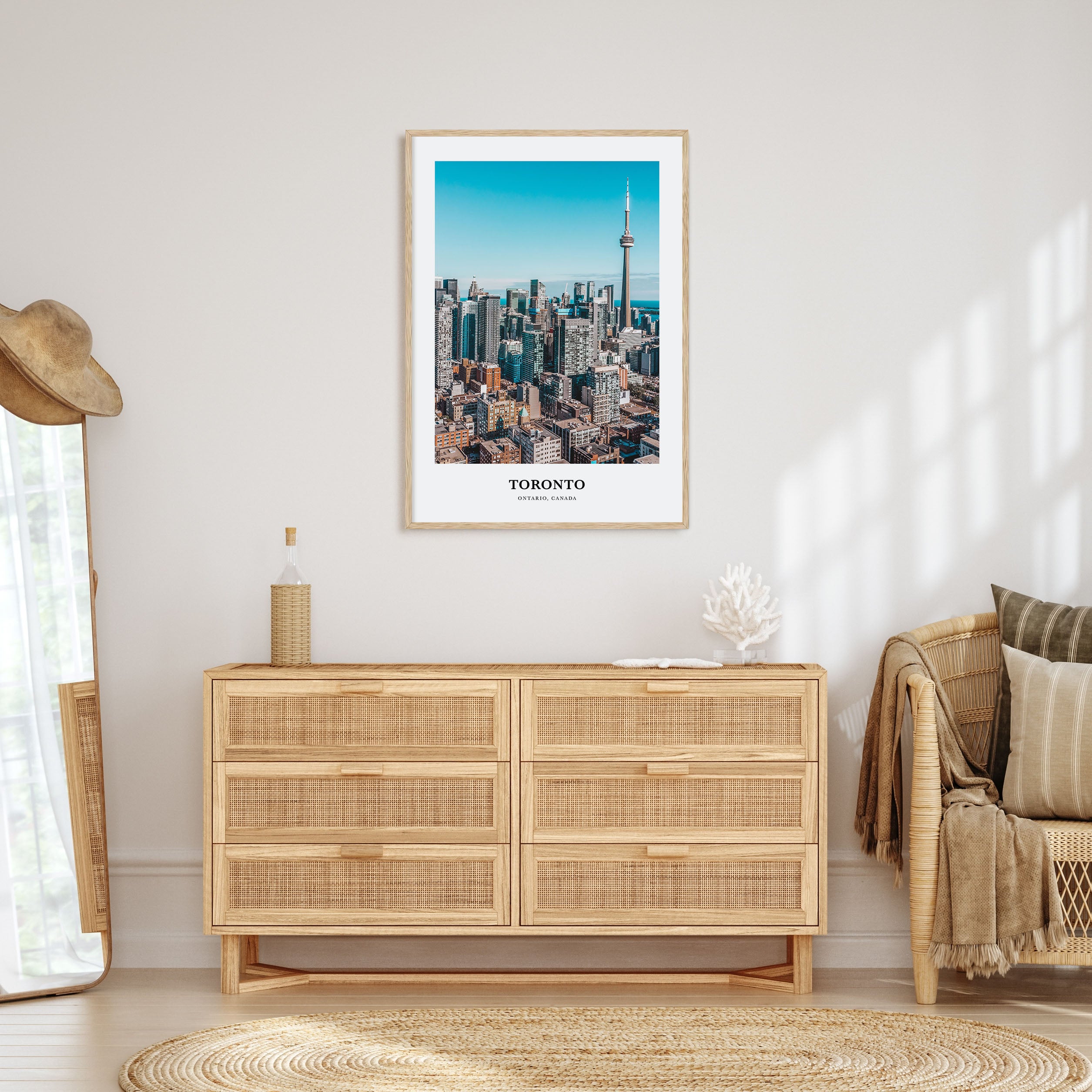 Toronto Portrait Color Poster