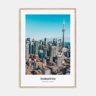 Toronto Portrait Color Poster