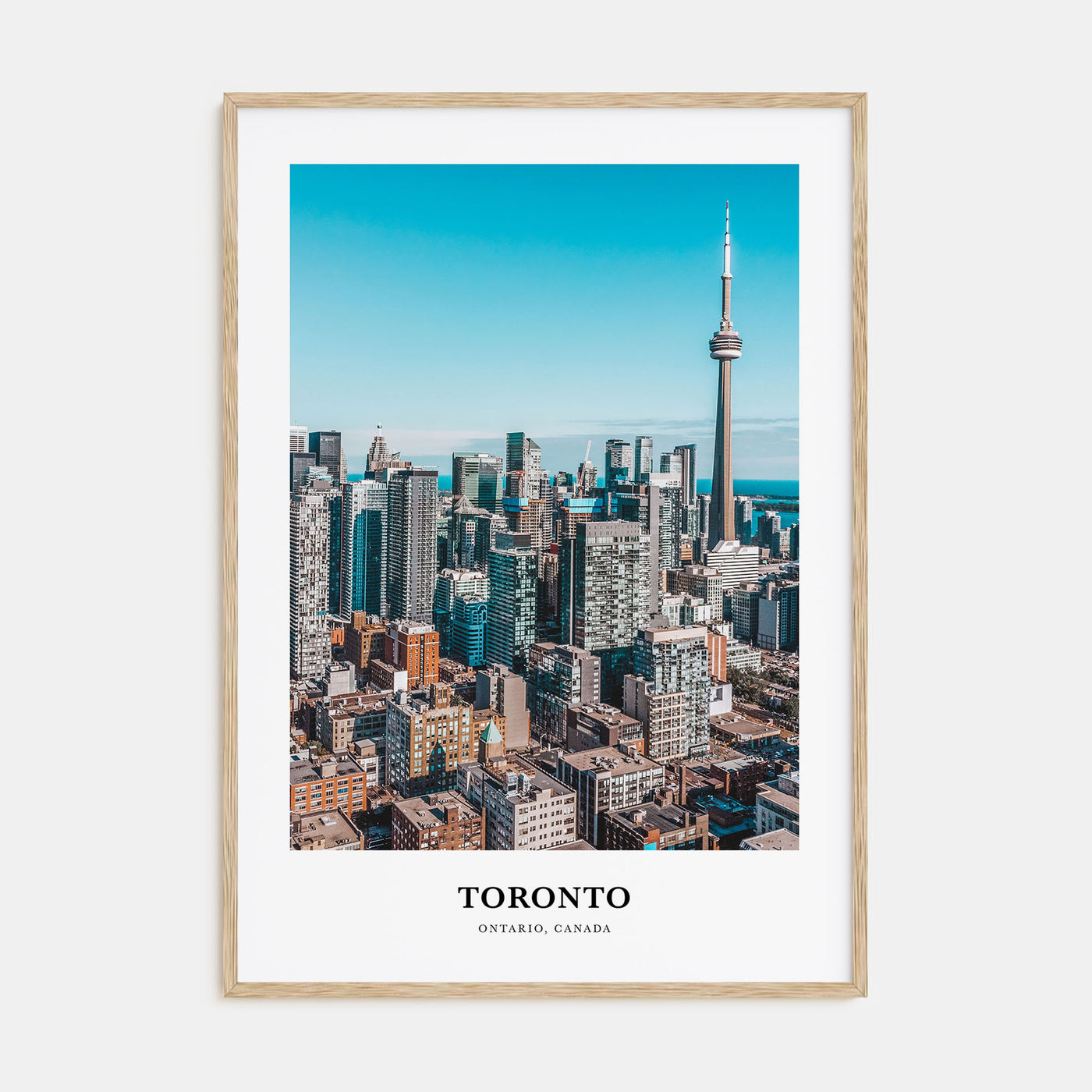 Toronto Portrait Color Poster