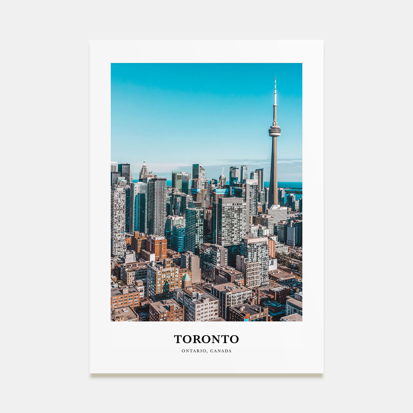 Toronto Portrait Color Poster