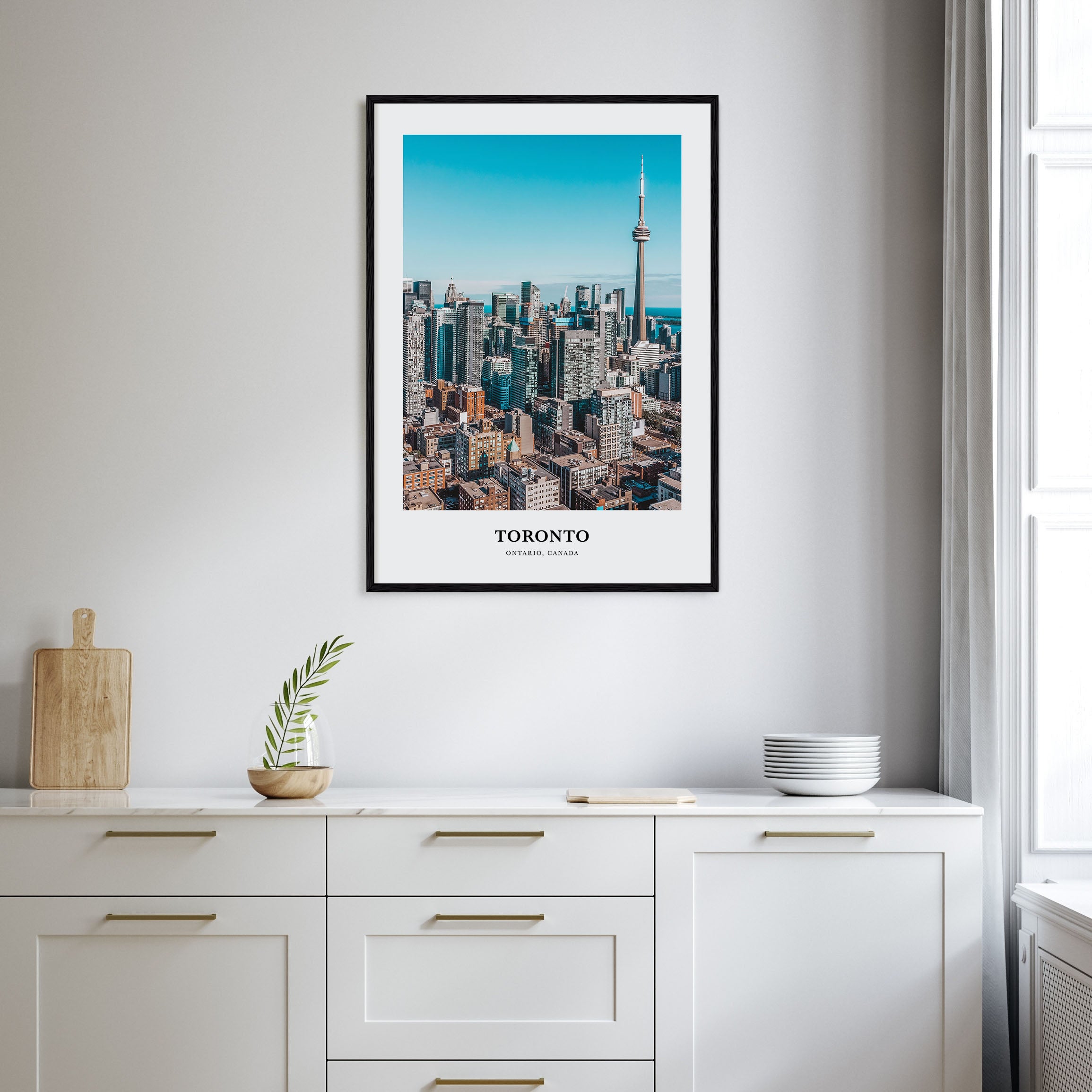 Toronto Portrait Color Poster