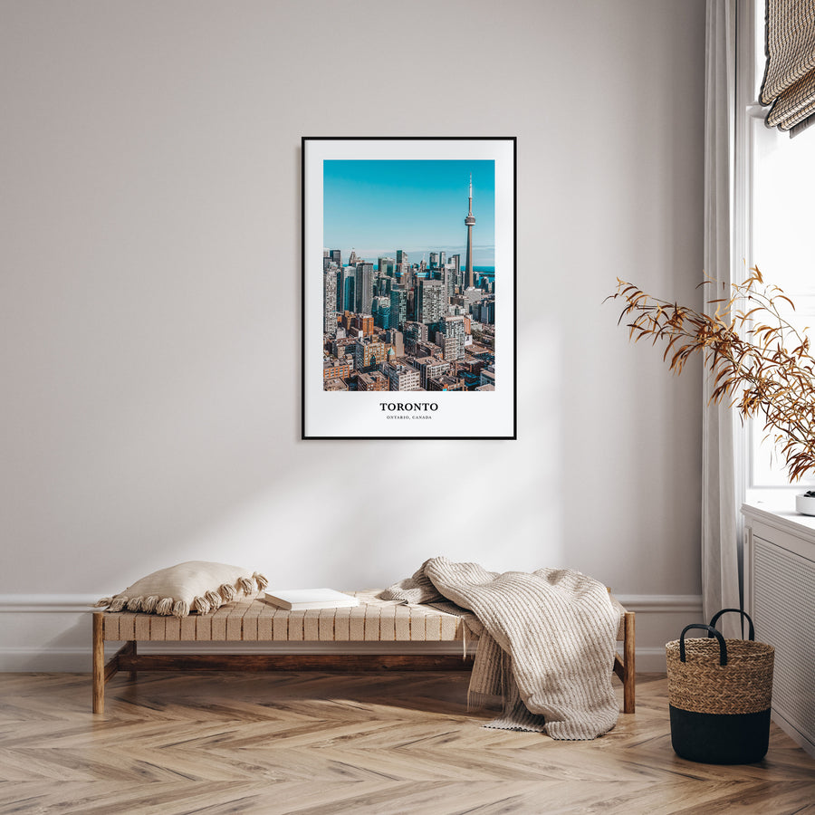 Toronto Portrait Color Poster