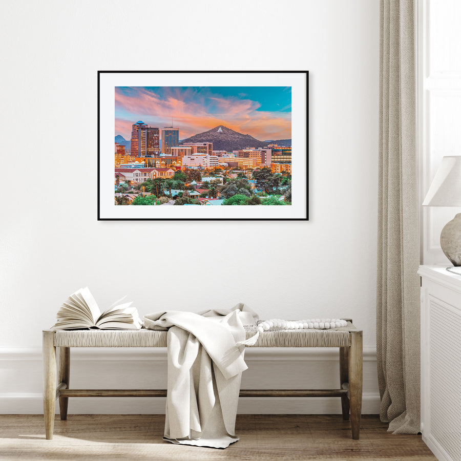 Tucson Landscape Color Poster