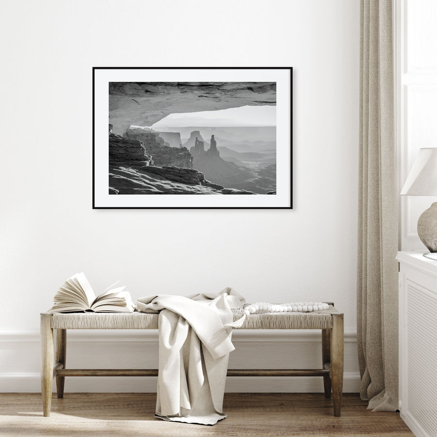 Utah Landscape B&W Poster