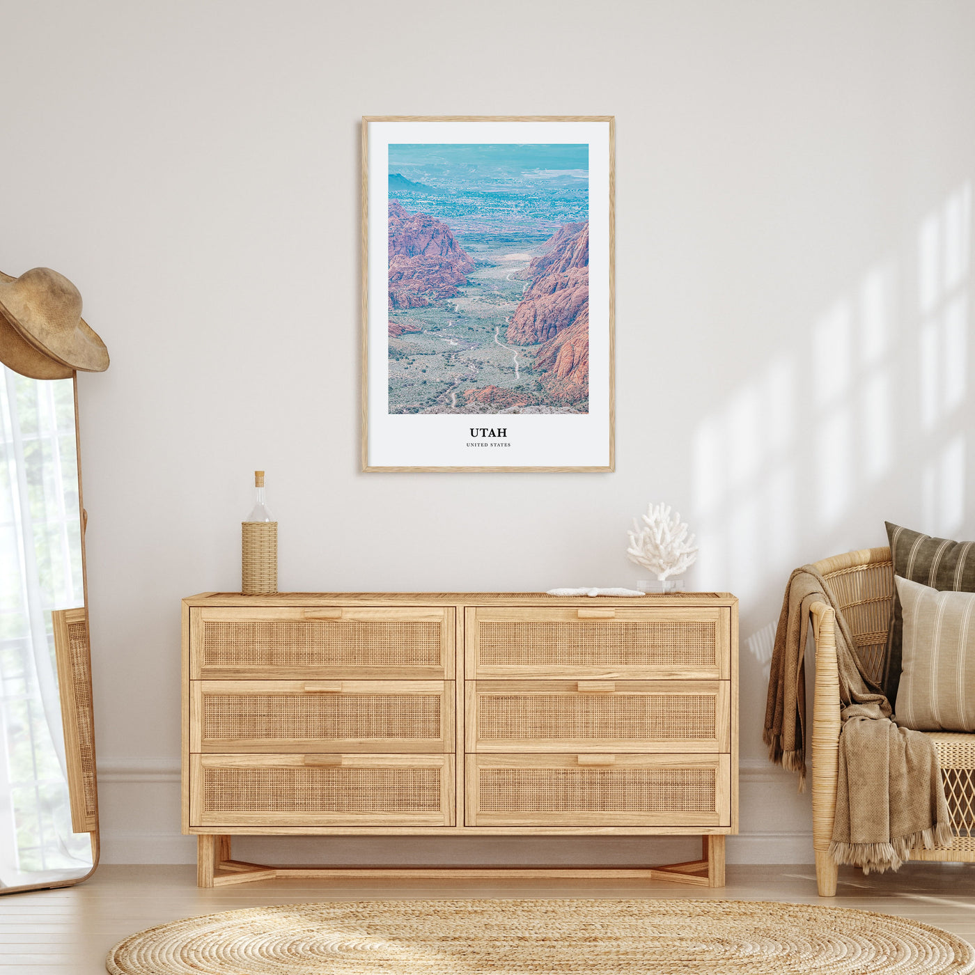 Utah Portrait Color No 1 Poster