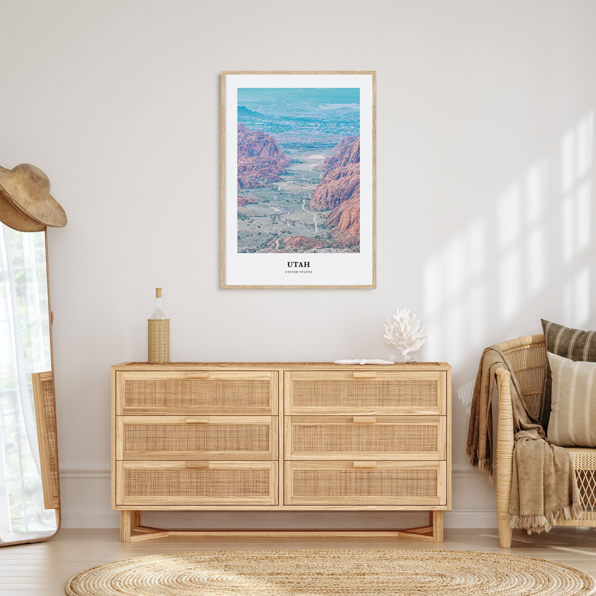 Utah Portrait Color No 1 Poster