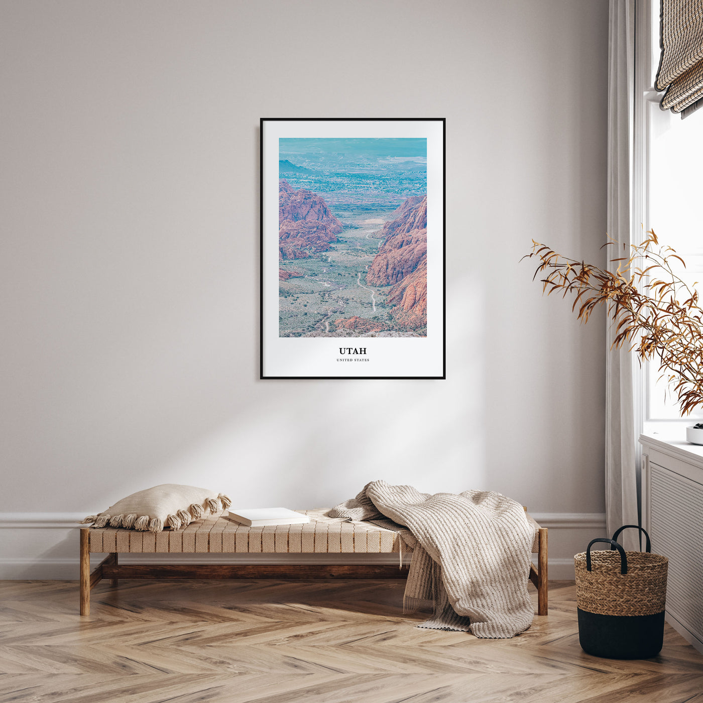 Utah Portrait Color No 1 Poster