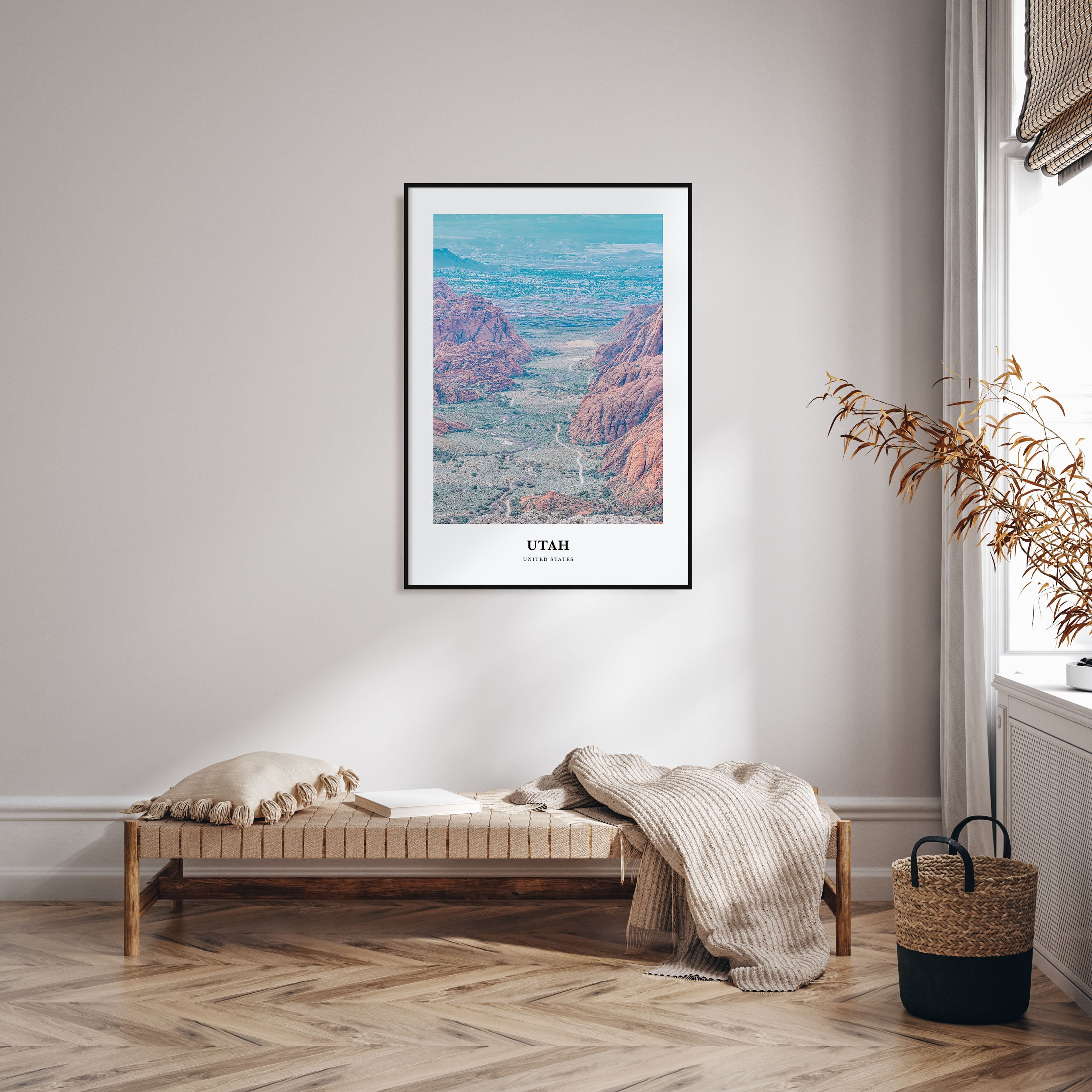 Utah Portrait Color No 1 Poster