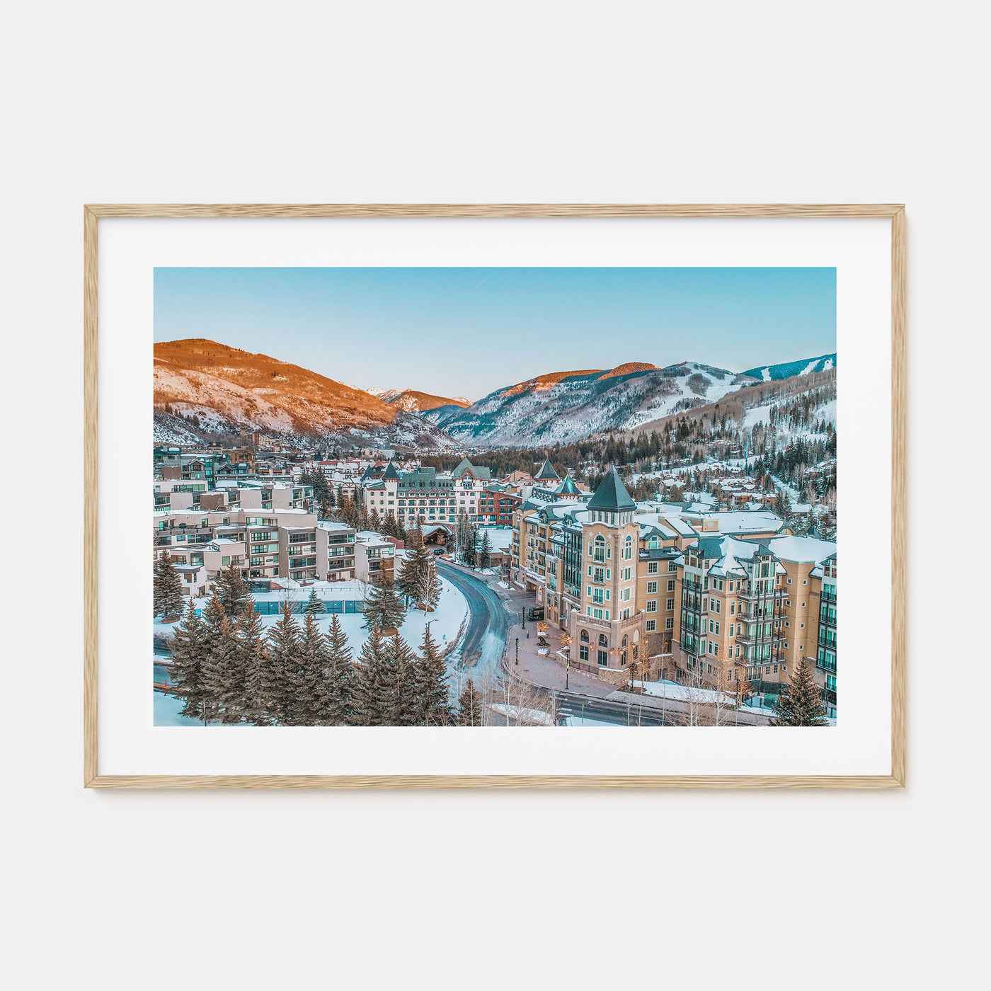 Vail Landscape Color Poster