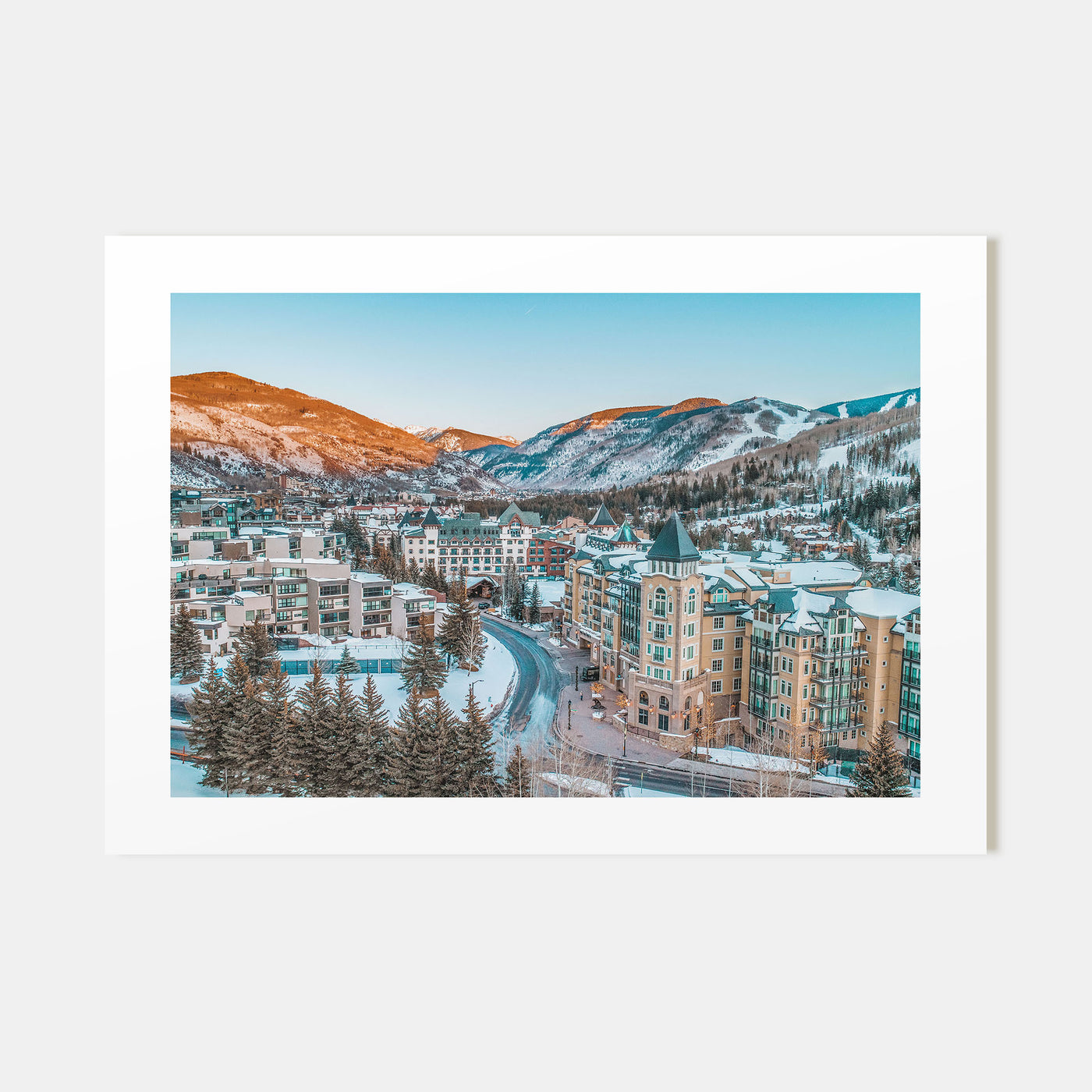Vail Landscape Color Poster