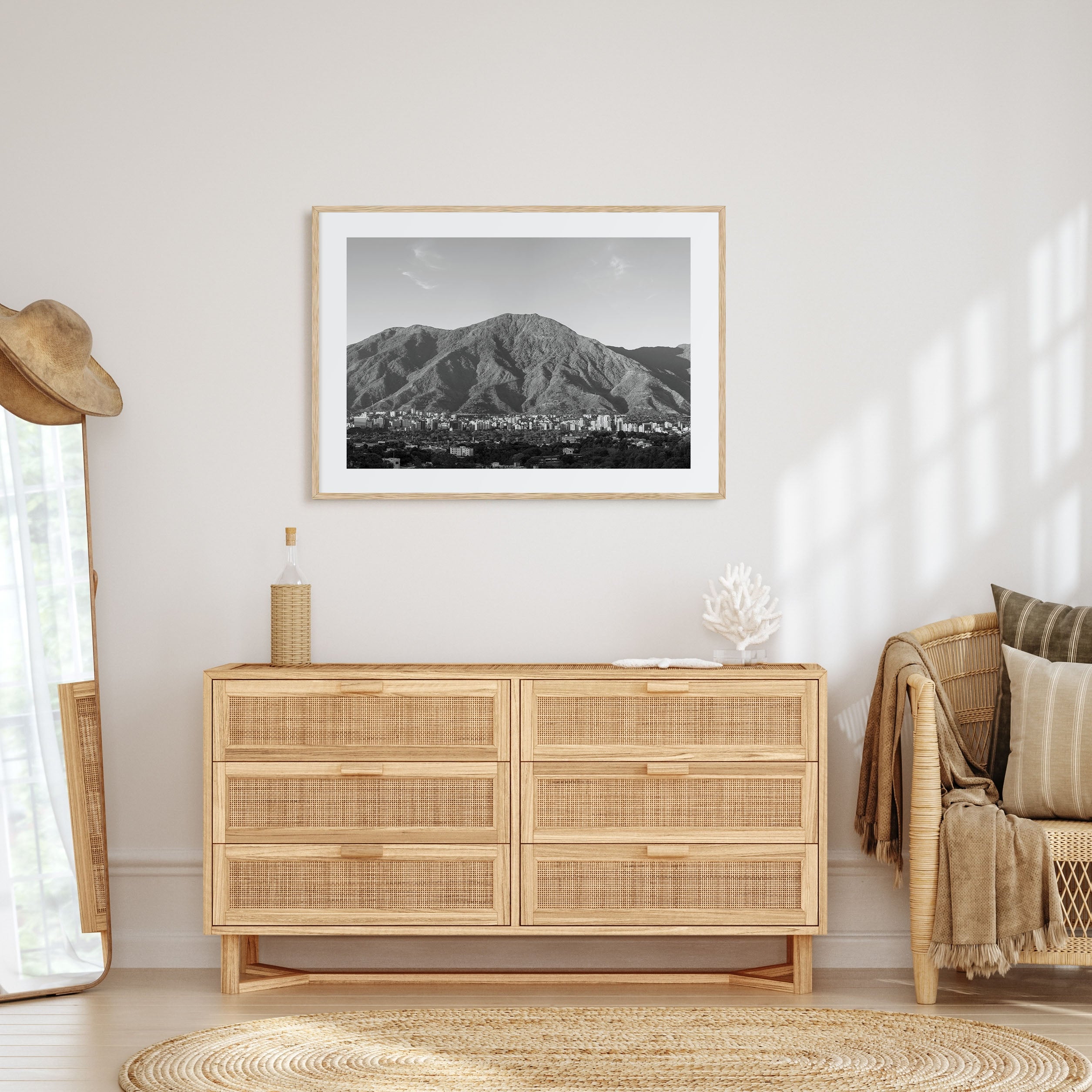 Venezuela Landscape B&W Poster