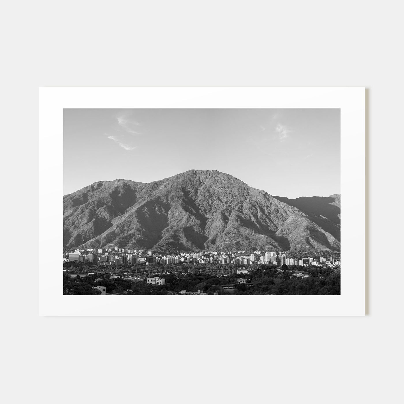 Venezuela Landscape B&W Poster